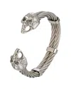 Eye Candy La The Bold Collection Titanium Skull Cuff Bracelet