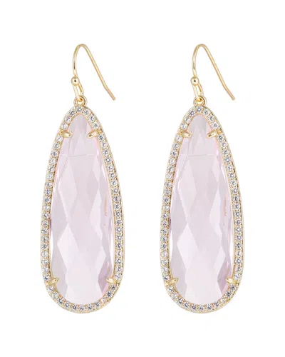 Eye Candy La The Luxe Collection 14k Plated Cz Earrings