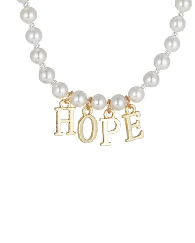 Eye Candy La The Luxe Collection 6mm Pearl Rosha Necklace