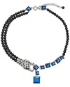 Eye Candy La The Luxe Collection Agate Leopard Brooch Statement Necklace