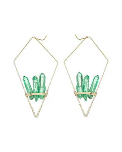 Eye Candy La The Luxe Collection Agate Statement Earrings