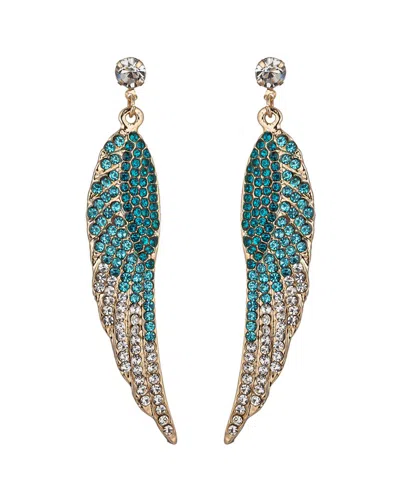 Eye Candy La The Luxe Collection Crystal Angel Wings Earrings
