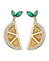 Eye Candy La The Luxe Collection Cz Drop Earrings