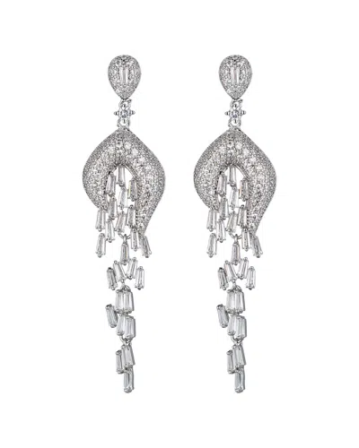 Eye Candy La The Luxe Collection Cz Elsa Drop Earrings In Metallic
