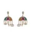 Eye Candy La The Luxe Collection Cz Under My Umbrella Earrings