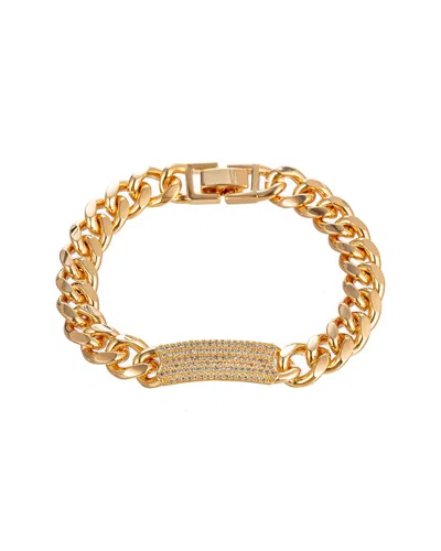 Eye Candy La The Luxe Collection Cz Valarie Cuban Name Tag Bracelet