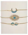Eye Candy La The Luxe Collection Infinity & Eye Cuff Bracelet Set