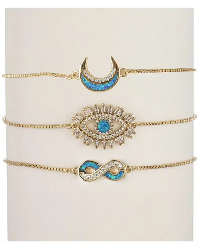 Eye Candy La The Luxe Collection Infinity & Eye Cuff Bracelet Set