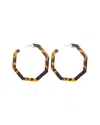 Eye Candy La The Luxe Collection Resin Lilian Loop Earrings