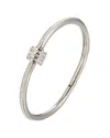 Eye Candy La The Luxe Collection Titanium Cz Sophie Cuff Bracelet