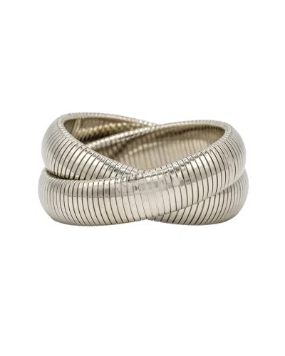 Eye Candy La Tiffany Mesh Bangle Bracelet In Metallic