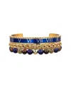 Eye Candy La Titanium Agate Anthony Set Bracelet