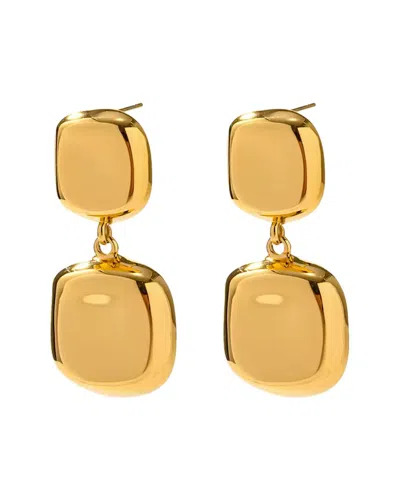 Eye Candy La Titanium Gali Drop Earrings In Gold