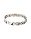 Eye Candy La Titanium Yin And Yang Chain Bracelet