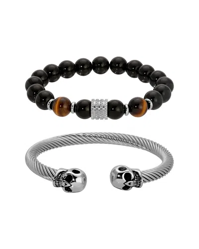 EYE CANDY LA EYE CANDY LA WILLAIM 2PC STACKABLE BRACELET SET