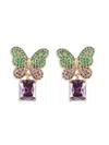 Eye Candy La Cz Eden Butterfly Earrings