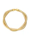Eye Candy La Women's Golden Adina Goldtone Necklace