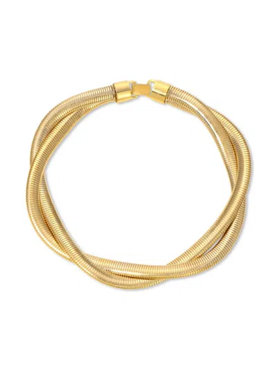 Eye Candy La Women's Golden Adina Goldtone Necklace