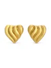 Eye Candy La Luv Stud Earrings In Gold