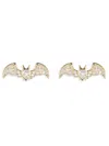 Eye Candy La Women's Luxe 18k Goldplated & Cubic Zirconia Stud Earrings In Brass