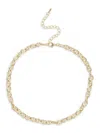 Eye Candy La Women's Luxe 24k Goldplated Chain-link Necklace