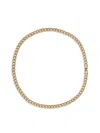 Eye Candy La Women's Luxe Aida Cubic Zirconia Chain Necklace In Yellow