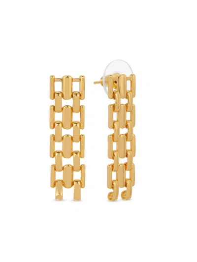 Eye Candy La Women's Luxe Alma Goldtone Drop Earrings In Neutral