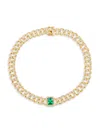 Eye Candy La Women's Luxe Camila 18k Goldplated & Cubic Zirconia Collar Necklace In Gold