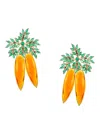 Eye Candy La Cz Drop Earring In Multi
