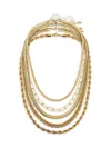 Eye Candy La Set Necklace Set In Neutral
