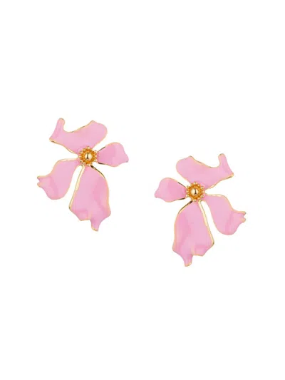 Eye Candy La Women's Luxe Parisa 18k Goldplated Floral Earrings In Brass