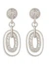Eye Candy La Women's Luxe Scarlett Cubic Zirconia Dangle Earrings In Brass