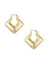 Eye Candy La Women's Luxe Yasmin 18k Goldplated Drop Earrings In Brass
