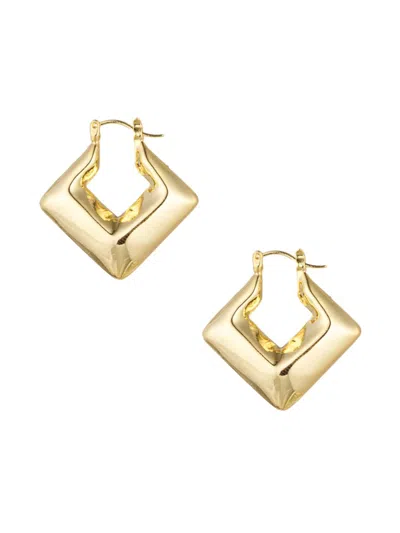 Eye Candy La Women's Luxe Yasmin 18k Goldplated Drop Earrings In Brass