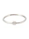 Eye Candy La Women's Sophie Cubic Zirconia & Silvertone Brass Cuff Bracelet