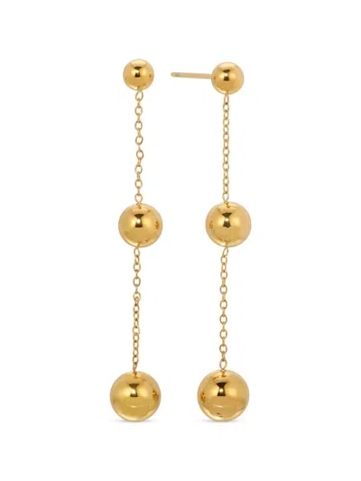 Eye Candy La Women's The Luxe Collection Ansel Beaded Ball Drop Earrings In Neutral