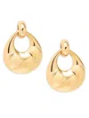 Eye Candy La Women's The Luxe Collection Emily Goldtone Brass Drop Earrings In Gold