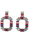 Eye Candy La Zahara Statement Earrings In Red