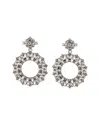 Eye Candy La Stephanie Loop Statement Earring In Metallic