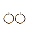 Eye Candy La Zoe Loop Resin Earrings