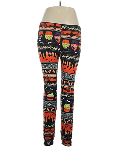 Pre-owned Eye Candy Leggings In Orange