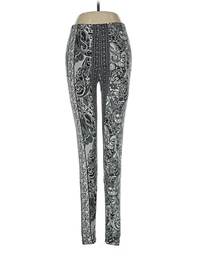Pre-owned Eye Candy Leggings In Silver