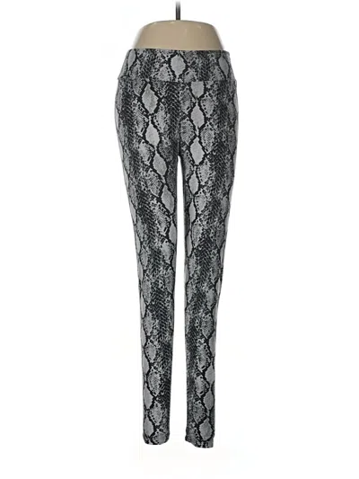 Pre-owned Eye Candy Leggings In Silver