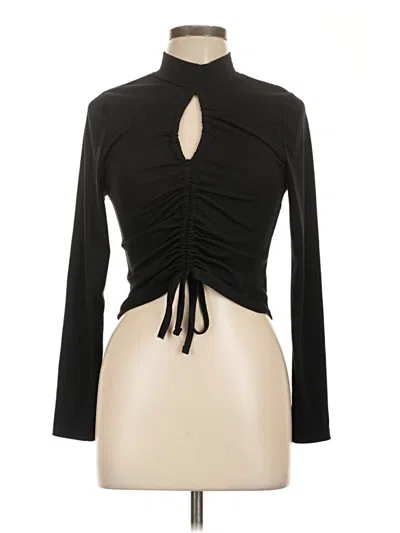 Pre-owned Eye Candy Long Sleeve Turtleneck In Black