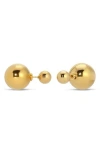 Eye Candy Los Angeles Adele Stud Earrings In Gold