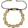 Eye Candy Los Angeles Adrian Mariner Chain Link Bracelet In Gold