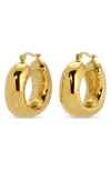 Eye Candy Los Angeles Alma Hoop Earrings In Gold