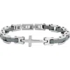 Eye Candy Los Angeles Arjun Cross Chain Bracelet