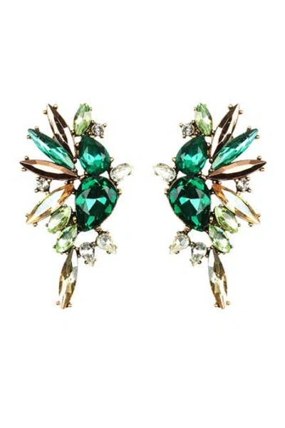 Eye Candy Los Angeles Art Gala Glass Crystal Earrings In Multi