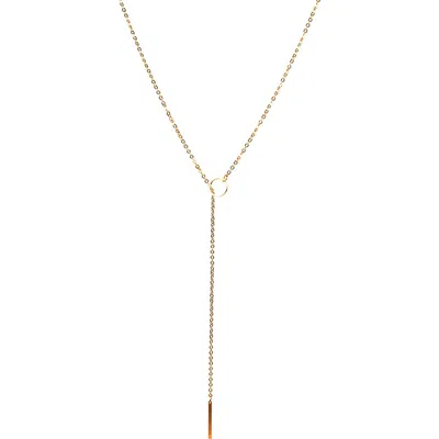 Eye Candy Los Angeles Bar Loop My Necklace In Gold